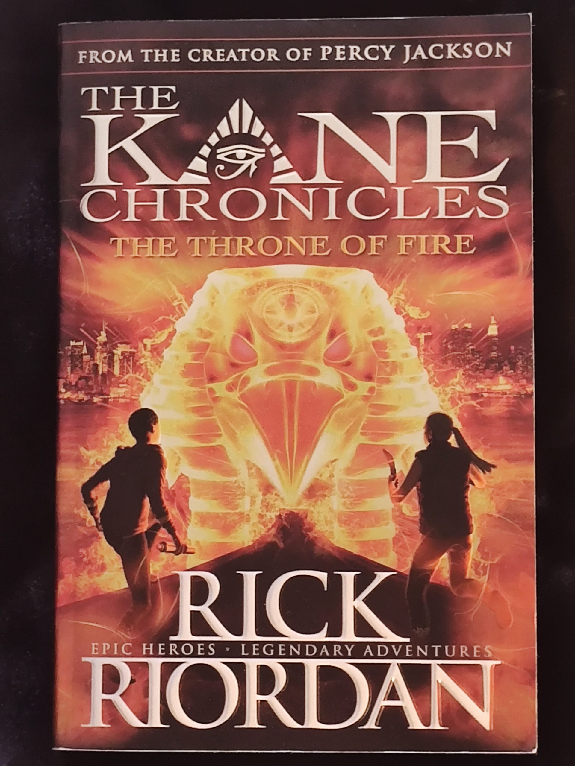The Kane Chronicles: The Throne of Fire by Rick Riordan